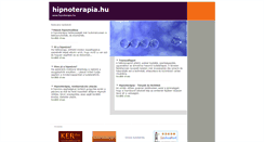 Desktop Screenshot of hipnoterapia.hu